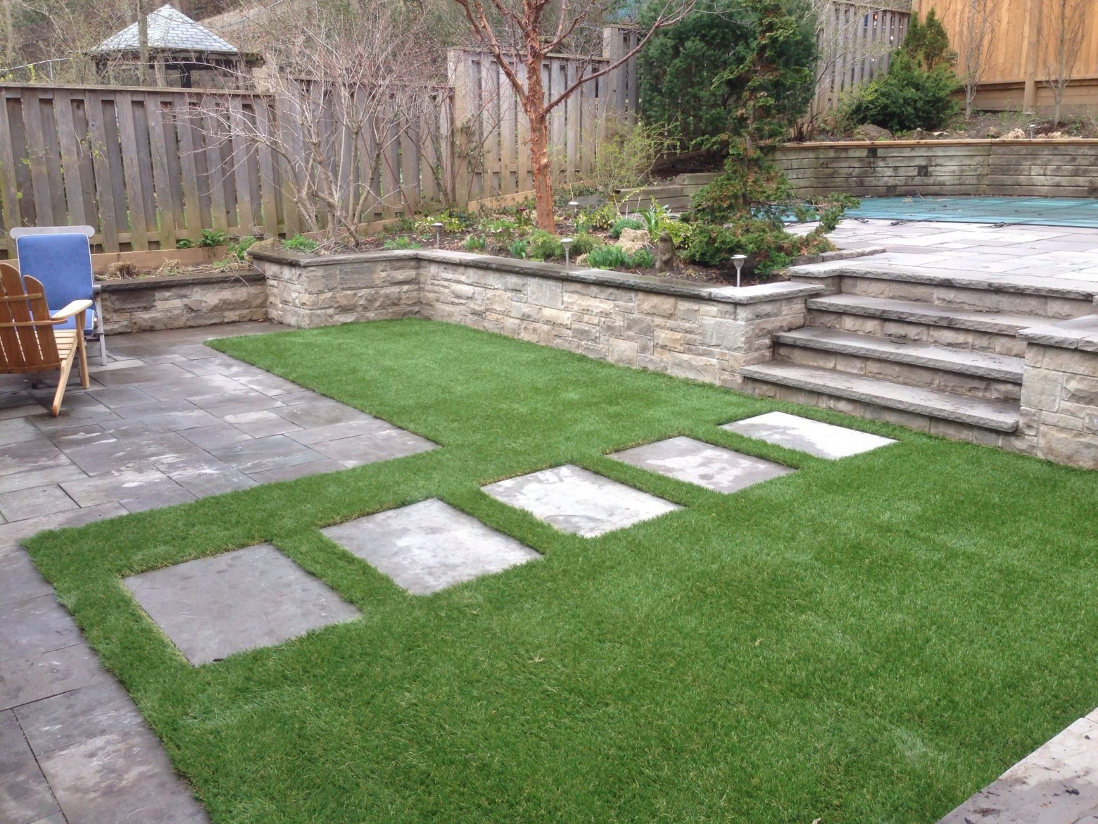 How To Create Garden Path With Artificial Grass In Lakeside?